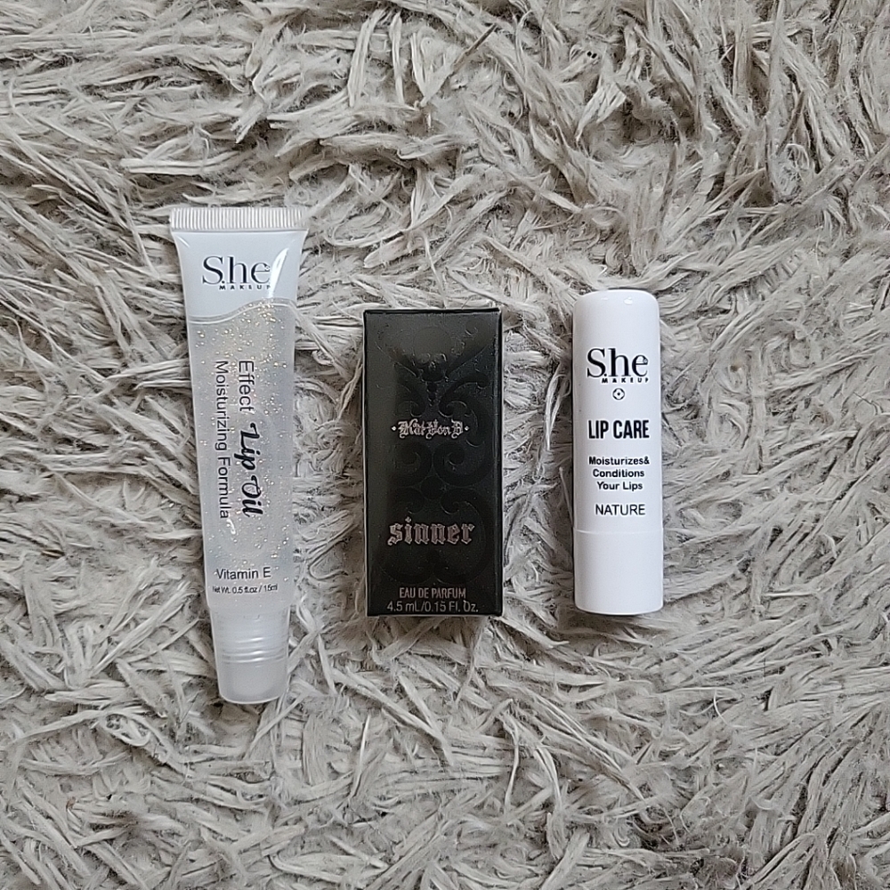 Beauty Bundle Kat Von D Sinner Lips Lip Oil Lip Balm ✨️💫